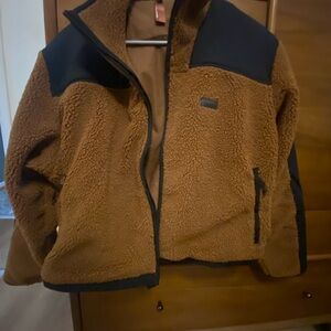 SKIMS 2X Chai Boxy Zip Up Teddy Jacket